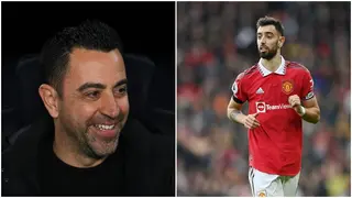 Xavi refers to Bruno Fernandes as "that Portuguese guy" and Man United fans are not pleased