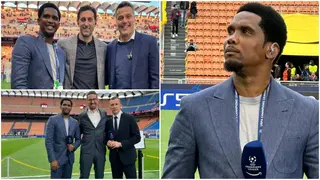 Eto'o Joins Inter and AC Milan Legends For Epic UCL Semi Final at San Siro