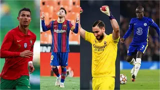 Messi, Ronaldo, Salah, Lewandowski in World's Best XI Based on 2021 Ballon d'Or Votes