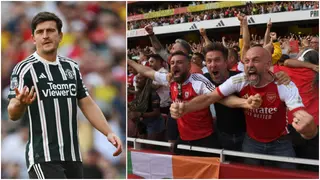 Arsenal fans hilariously celebrate after Harry Maguire is brought on