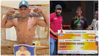 Nigerian Boxer Agbaje Beats Tanzanian Opponent as Fast Rising Boxer Abimbola Wins N1m