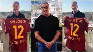 Renowned Hollywood Heavyweight Sylvester Stallone Receives Special Gift From AS Roma