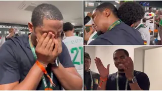 Samuel Eto'o Goes Through Rollercoaster of Emotions as Cameroon Beat Gambia to Progress: Video