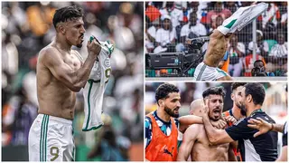 AFCON 2023: Bounedjah Scores 96th Minute Header for Algeria, Goes AWOL, Video