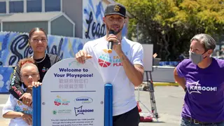 NBA Names Golden State Warriors Star Steph Curry Social Justice Champion Winner