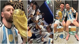 World Cup 2022: Messi leads crazy dressing room celebrations after win