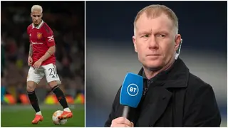 Antony Blasted for Doing Flamboyant Spin by Manchester United Legend Paul Scholes