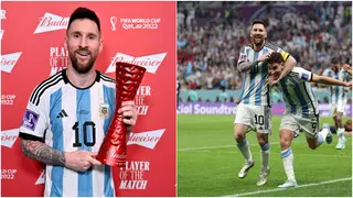 Messi 'offers' his Man of the Match award vs Croatia to Argentina teammate