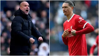 Darwin Nunez and Pep Guardiola involved in heated exchange after Man City's 1:1 draw with Liverpool