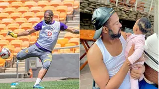 “Adorable”: Kaizer Chiefs Keeper Itumeleng Khune Spends Sweet Moment With Daughter Sedi