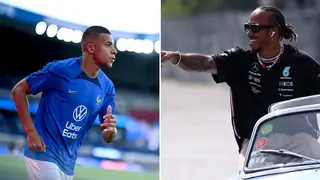 Lewis Hamilton Links Up With PSG’s Kylian Mbappe in Surprise Collaboration