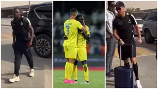 Sadio Mane Arrives Airport Alongside Ronaldo As Al-Nassr Head for AFC Champions League, Video