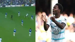 Raheem Sterling: Chelsea fan sympathizes with winger for interesting moment during Everton game