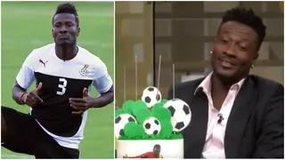 Footage of Ghana Legend Asamoah Gyan Taking a Dig at Nigeria as He Receives Birthday Cake Emerges