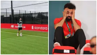 Mohamed Salah sparks frenzy from Liverpool fans as he posts training picture