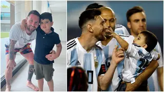 Messi shares heartwarming time with his godson after winning World Cup