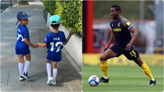 Proud Father Mikel Obi Shares Video of His Adorable Twins Rocking Chelsea Jersey