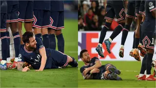 Man United Legend Surprised At Messi's Funny Gesture During PSG's Champions League Clash With Man City