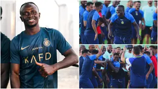 Watch how Al-Nassr showered Sadio Mane with love on his arrival at Saudi club
