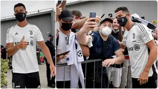 Cristiano Ronaldo ends exit rumours after showing up for Juventus training