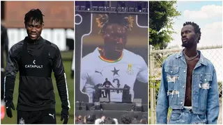 Video: Ghanaian musician Black Sherif pays emotional tribute to Christian Atsu at concert in UAE