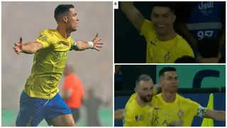 Cristiano Ronaldo performs traditional Saudi dance after scoring cracking goal for Al Nassr