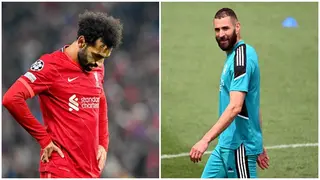 Champions League Final: Karim Benzema Sends Liverpool Fans, Mo Salah Fiery Warning Ahead of Paris Showdown