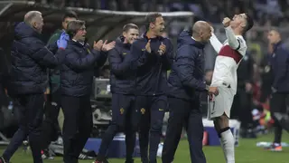 Ronaldo reacts after magical performance in Portugal's demolition exercise against Bosnia