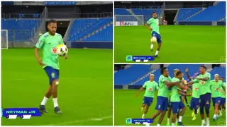 Neymar leaves Brazilian teammates stunned with his incredible skill days before World Cup