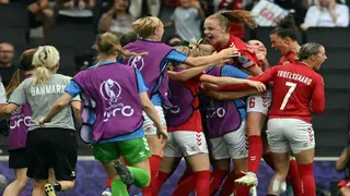 Denmark kept alive their hopes of reaching the Euro 2022 quarter-finals as Pernille Harder's late goal sealed a 1-0 win against Finland on Tuesday.