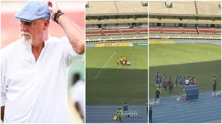 Ugly Scenes in Kenya Premier League Match As Referee Gets Kicked