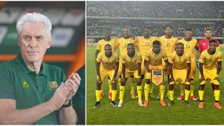 Hugo Broos Applauds Bafana Bafana Players for Spirited Performance in Nigeria Draw
