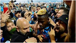 Nigeria forward Victor Osimhen relieved after delivering promise to Napoli fans