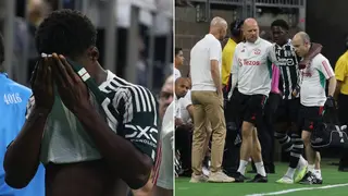 Kobbie Mainoo Ankle Injury Update: Man Utd Youngster Leaves on Crutches After Real Madrid Friendly