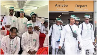 Stylish Super Eagles Land in Ivory Coast for 2023 Africa Cup of Nations