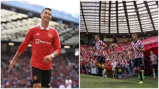 Cristiano Ronaldo gets heroic welcome at Old Trafford after making Man United return