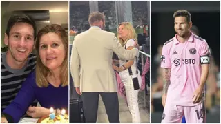 Lionel Messi's mother shares wholesome moment with David Beckham at Inter Miami game