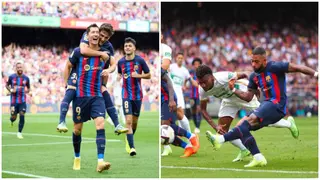 Lewandowski Nets a Brace and Memphis Depay Also Scores As Barcelona Cruise Past 10 Man Elche 3:0 in La Liga