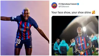 Your face show, your shoe shine: Barcelona tell Oshoala after big win over Real Madrid