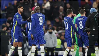 Romelu Lukaku in action as Chelsea defeat Tottenham to move closer to Carabao Cup final