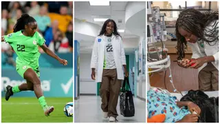 Michelle Alozie: Super Falcons Star Returns to Texas Children's Cancer Center: Video