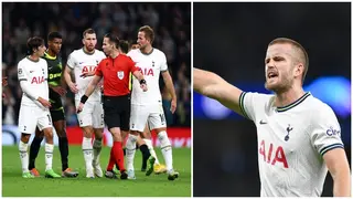 Interesting footage of Eric Dier's conversation with referee after controversial VAR call against Tottenham