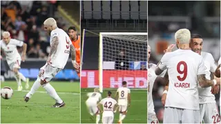 Mauro Icardi Misses Empty Net from Penalty Routine as Fans Recall Messi, Suarez Moment
