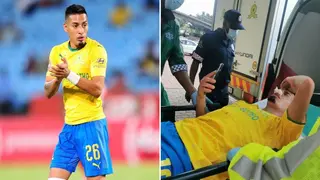Gaston Sirino injured after returning from injury, joins a number of Mamelodi Sundowns players out of action