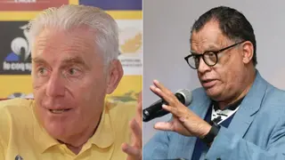 SAFA Boss Danny Jordaan Unhappy With Bafana Bafana Coach Hugo Broos