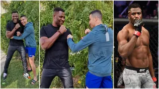 Cristiano Ronaldo Meets With UFC Star Francis Ngannou Ahead of Al Nassr Debut