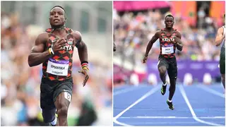 Double Delight for Kenya as Ferdinand Omanyala, Samwel Imeta storm to 100 metres semis of Commonwealth Games