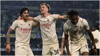 Sandro Tonali scores twice to maintain AC Milan's charge for the Serie A title