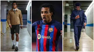 Barcelona's most fashionable star Jules Kounde leaves fans in awe with tunnel drip, video
