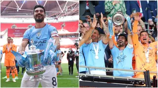 Man City star finally gets the FA Cup medal after missing out on the final